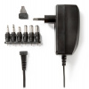 NEDIS univerzální napájecí AC adaptér/ 27 W/ 3 - 12 VDC/ 100 - 240 V AC/ 6 konektorů/ 1,8 m/ černý ACPA007 NEDIS univerzální napájecí AC adaptér/ 27 W/ 3 - 12 VDC/ 100 - 240 V AC/ 6 konektorů/ 1,8 m/ černý ACPA007