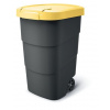 Prosperplast Wheeler 95 l antracit so žltým vekom NBWB95-120C Prosperplast Wheeler 95 l antracit so žltým vekom NBWB95-120C
