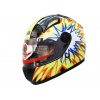 Dětská moto přilba integrální černo-žlutá Dětská moto přilba integrální černo-žlutá
