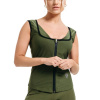 RDX W2 Women Sweat Vest With Zipper REACH OEKO TEX 100 Certified ARMY GREEN - 3XL RDX W2 Women Sweat Vest With Zipper REACH OEKO TEX 100 Certified ARMY GREEN - 3XL