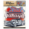 Wall decor Retro Dads Garage - samolepiaca dekorácia 30,5x38 cm Wall decor Retro Dads Garage - samolepiaca dekorácia 30,5x38 cm