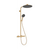 Hansgrohe Raindance Alive S Puro - Showerpipe 300 1jet EcoSmart+, s termostatom Ecostat Element, kartáčovaný bronz 24594140 Hansgrohe Raindance Alive S Puro - Showerpipe 300 1jet EcoSmart+, s termostatom Ecostat Element, kartáčovaný bronz 24594140