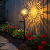 Solárna lampa dekoratívna Slnko LED - kovová záhradná dekorácia Solárna lampa dekoratívna Slnko LED - kovová záhradná dekorácia
