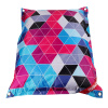 Beanbag Dizajnový sedací vak 189x140 triangle 2 s popruhmi Beanbag Dizajnový sedací vak 189x140 triangle 2 s popruhmi