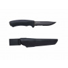 Morakniv 12491 Bushcraft Black SRT nôž do prírody 10,9 cm, celočierna, plast/guma, plastové puzdro Morakniv 12491 Bushcraft Black SRT nôž do prírody 10,9 cm, celočierna, plast/guma, plastové puzdro