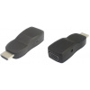 PremiumCord Miniatúrny prevodník HDMI na VGA so zvukovým a napájacím konektorom - čierny PremiumCord Miniatúrny prevodník HDMI na VGA so zvukovým a napájacím konektorom - čierny