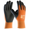 ATG 30-201 MAXITHERM Zateplené pracovné rukavice Oranžová-Čierna, 11