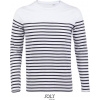 SOL´S MATELOT / Pánske pruhované tričko s dlhým rukávom - white/navy L SOL´S MATELOT / Pánske pruhované tričko s dlhým rukávom - white/navy L