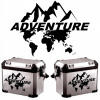 NÁLEPKY na auto MOTOCYKEL KUFRY ADVENTURE HORY MAPA SVETA 30x21 NÁLEPKY na auto MOTOCYKEL KUFRY ADVENTURE HORY MAPA SVETA 30x21