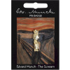 Pozlátený odznak - Výkrik - Edvard Munch Pozlátený odznak - Výkrik - Edvard Munch