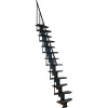 Minka STAIRS Priame modulové schodisko Quatro orech/čierna, 298 cm Minka STAIRS Priame modulové schodisko Quatro orech/čierna, 298 cm