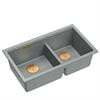 GraniteQ ČTVRÁK | LOGAN 120 | žulový kuchyňský dřez SILVER STONE + MĚĎ PVD | rozměry: 76 x 45 x 23,5 cm | 2komorové zavěšené | výška dna skříňky od: 80 cm GraniteQ ČTVRÁK | LOGAN 120 | žulový kuchyňský dřez SILVER STONE + MĚĎ PVD | rozměry: 76 x 45 x 23,5 cm | 2komorové zavěšené | výška dna skříňky od: 80 cm