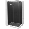 Mexen Roma, sprchový kút s krídlovými dverami 120 (dvere) x 70 (stena) cm, 6mm šedé sklo, chrómový profil + slim sprchová vanička biela + chrómový sifón, 854-120-070-01-40-4010 Mexen Roma, sprchový kút s krídlovými dverami 120 (dvere) x 70 (stena) cm, 6mm šedé sklo, chrómový profil + slim sprchová vanička biela + chrómový sifón, 854-120-070-01-40-4010