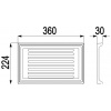 Náhradní díl pro HAAS+SOHN - ADRIA II s vým.,dl.šedá- Rošt Alta 30x224x360 / černá Náhradní díl pro HAAS+SOHN - ADRIA II s vým.,dl.šedá- Rošt Alta 30x224x360 / černá