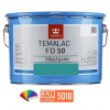 TIKKURILA® TEMALAC FD 50 Alkydová barva, 18 l, RAL Classic Odstín (barva): RAL 5018 - tyrkysová modrá TIKKURILA® TEMALAC FD 50 Alkydová barva, 18 l, RAL Classic Odstín (barva): RAL 5018 - tyrkysová modrá