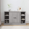 vidaXL Komoda sivý dub sonoma 100x35,5x60 cm spracované drevo vidaXL Komoda sivý dub sonoma 100x35,5x60 cm spracované drevo