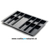 Príborník KRISTALL Classic, pre šírku skrinky 800mm (rozmer 704 x 474mm - čierna) Príborník KRISTALL Classic, pre šírku skrinky 800mm (rozmer 704 x 474mm - čierna)