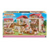 Sylvanian Families Patrový dům s červenou střechou a se světly, nový Sylvanian Families Patrový dům s červenou střechou a se světly, nový