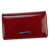 Červená kožená peňaženka Gregorio LN-101 so strednou veľkosťou a vodotesnou orientáciou Červená kožená peňaženka Gregorio LN-101 so strednou veľkosťou a vodotesnou orientáciou