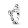 PANDORA prsten Překrývající se třpytivé kroužky 60 193149C01-60 PANDORA prsten Překrývající se třpytivé kroužky 60 193149C01-60