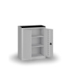 Policová dielenská skriňa 2-dverová, 2 police, 1180 × 950 × 500 mm, sivé dvere Policová dielenská skriňa 2-dverová, 2 police, 1180 × 950 × 500 mm, sivé dvere