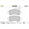 VALEO Sada brzdových platničiek kotúčovej brzdy 302268 VALEO Sada brzdových platničiek kotúčovej brzdy 302268