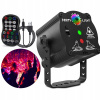 PROJEKTOR Disko guľa Laserový Disko Projektor + LED 8W RGB PROJEKTOR Disko guľa Laserový Disko Projektor + LED 8W RGB