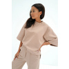 Mosquito Dámska mikina s krátkym rukávom Mosquito Melgo Beige béžová, Veľkosť L, Farba béžová Mosquito Dámska mikina s krátkym rukávom Mosquito Melgo Beige béžová, Veľkosť L, Farba béžová