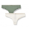Dámske brazílske nohavičky 2 pack 163337 1A223 - 75910 - zelená/biela - Emporio Armani XS zeleno-bílá Dámske brazílske nohavičky 2 pack 163337 1A223 - 75910 - zelená/biela - Emporio Armani XS zeleno-bílá