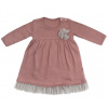 Mamatti Dojčenské šaty s týlom, dl. rukáv, Happy - vínová - 62 (2-3m) Mamatti Dojčenské šaty s týlom, dl. rukáv, Happy - vínová - 62 (2-3m)