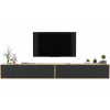 Závesný TV stojan Loft Komoda 300 cm Čierna MAT (Závesný TV stojan Loft Komoda 300 cm Čierna MAT) Závesný TV stojan Loft Komoda 300 cm Čierna MAT (Závesný TV stojan Loft Komoda 300 cm Čierna MAT)