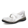Dámske baleríny RIEKER 46352-80 biela S6 39 Dámske baleríny RIEKER 46352-80 biela S6 39