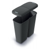 Odpadkový kôš COMPACTA Q DUO - objem: 50 l, recyklovaná čierna s čiernym vekom Odpadkový kôš COMPACTA Q DUO - objem: 50 l, recyklovaná čierna s čiernym vekom