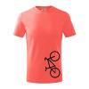 Bicykel na výšku - Tričko detské bavlnené - 134 cm/8 rokov ( Korálová ) Bicykel na výšku - Tričko detské bavlnené - 134 cm/8 rokov ( Korálová )