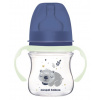 Antikolik. fľaštička so širokým hrdlom a svietiacimi úchytmi, Sleepy Koala, 120 ml - modrá Antikolik. fľaštička so širokým hrdlom a svietiacimi úchytmi, Sleepy Koala, 120 ml - modrá