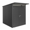 Plechový záhradný domček Biohort AvantGarde A1 dvojkrídlové dvere, tmavosivý metalický Plechový záhradný domček Biohort AvantGarde A1 dvojkrídlové dvere, tmavosivý metalický