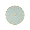 Veľké nástenné hodiny v modernom štýle, 60 cm – mätové – ZA-420598 Veľké nástenné hodiny v modernom štýle, 60 cm – mätové – ZA-420598