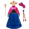 Dievčenské šaty - Anna Dress Dress Set Elza Land of Ice 134 (Anna Dress Dress Set Elza Land of Ice 134) Dievčenské šaty - Anna Dress Dress Set Elza Land of Ice 134 (Anna Dress Dress Set Elza Land of Ice 134)
