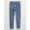 Modré dievčenské kvetované rifle GAP mom high rise modrá | šedá L GAP 1200113184218 Modré dievčenské kvetované rifle GAP mom high rise modrá | šedá L GAP 1200113184218