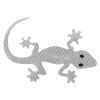 Samolepiaca dekorácia Gecko - strieborná Samolepiaca dekorácia Gecko - strieborná