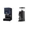 Gaggia Classic E24 BC, blue + Eureka Atom W 65 Casa, black Gaggia Classic E24 BC, blue + Eureka Atom W 65 Casa, black