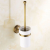 Mosadzný retro držiak na WC kefu - hnedá Mosadzný retro držiak na WC kefu - hnedá