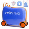 Dětský kufr Aerolite MiniMax Ride-On - Modrá - 29 L Dětský kufr Aerolite MiniMax Ride-On - Modrá - 29 L