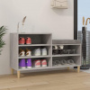 vidaXL Botník betónovo sivý 102x36x60 cm spracované drevo vidaXL Botník betónovo sivý 102x36x60 cm spracované drevo