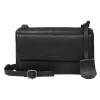 Dámska kožená crossbody kabelka s peňaženkou Burkely Krista - čierna Dámska kožená crossbody kabelka s peňaženkou Burkely Krista - čierna
