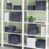 Leitz úložný box s vekom 19 x 28.5 x 16 cm tmavosivá Leitz úložný box s vekom 19 x 28.5 x 16 cm tmavosivá