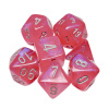 Sada kociek na RPG: Chessex - Borealis Pink Silver Luminary (7 ks) Sada kociek na RPG: Chessex - Borealis Pink Silver Luminary (7 ks)