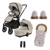 ZOPA Sada Move Cross 5 + hlboká korba Move XL 5 + darčeky, Ivory Beige ZOPA Sada Move Cross 5 + hlboká korba Move XL 5 + darčeky, Ivory Beige