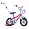 DETSKÝ BICYKEL 12 PALCOV PRE DIEVČATKO S KOŠÍKOM A VODIČKOU + DETSKÝ BICYKEL 12 PALCOV PRE DIEVČATKO S KOŠÍKOM A VODIČKOU +
