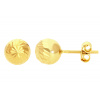 Zlaté napichovacie náušnice s brúsom Zlaté napichovacie náušnice s brúsom